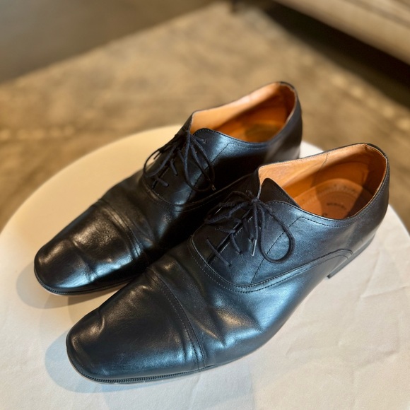 Florsheim Black Leather Corbetta Cap-Toe Oxfords 13D main image 10